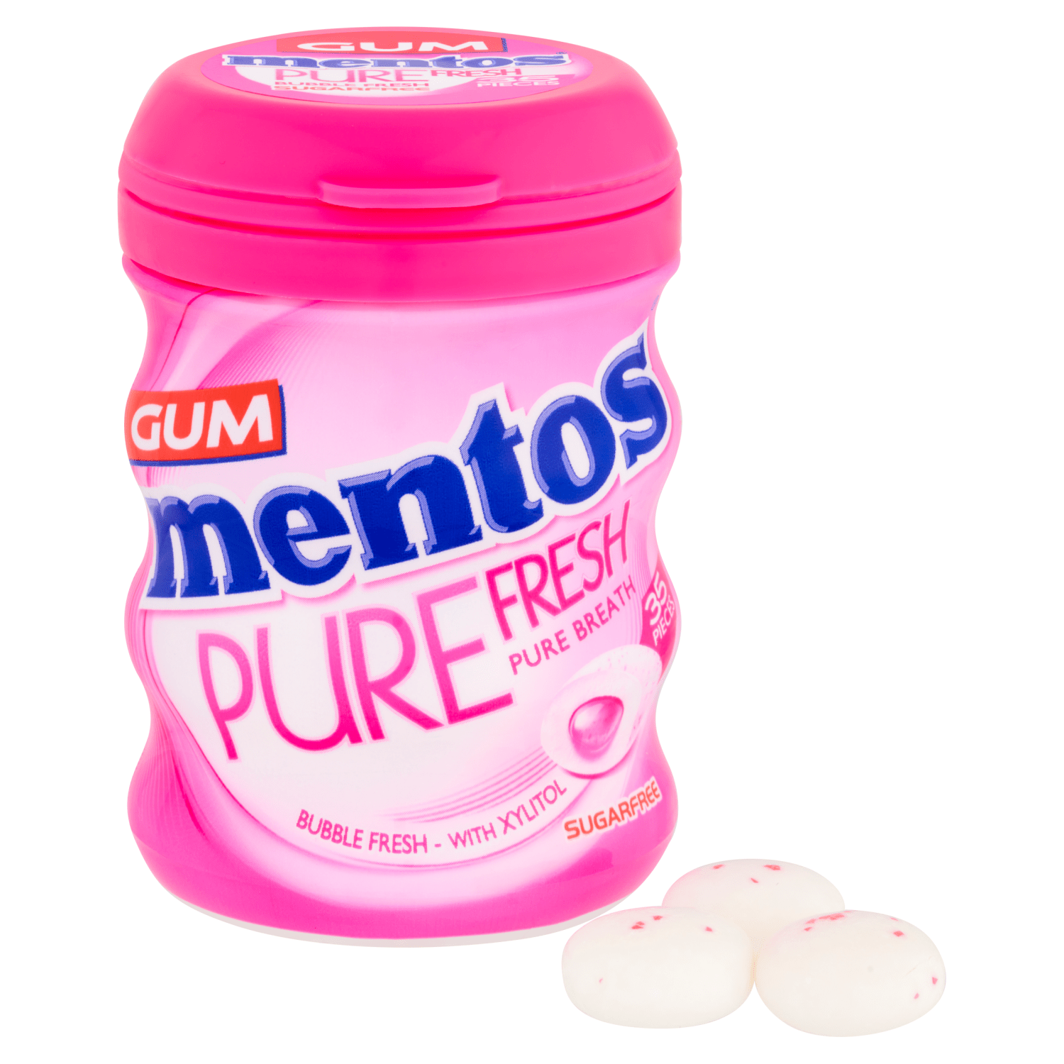 Mentos 35 Gum Pure Fresh Bubble Fresh 70g - UK Food & Drink - 80846611
