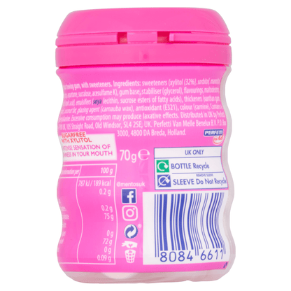 Mentos 35 Gum Pure Fresh Bubble Fresh 70g - UK Food & Drink - 80846611