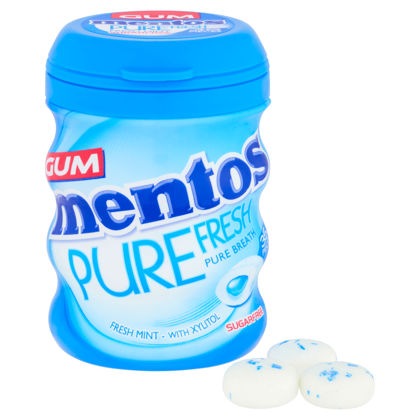 Mentos 35 Gum Pure Fresh Fresh Mint 70g - UK Food & Drink - 80837725