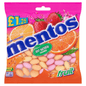 Mentos Chewy Dragees Fruit 135g - UK Food & Drink - 8723400827245