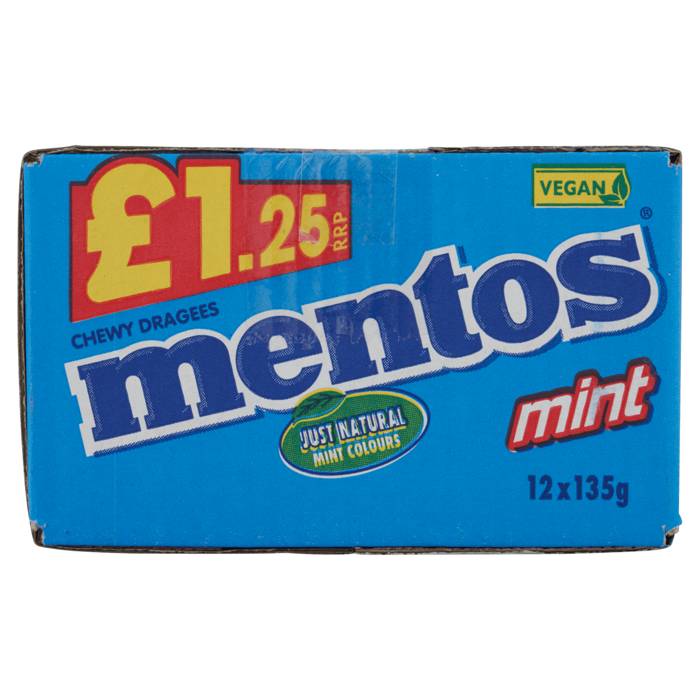 Mentos Chewy Dragees Mint Flavour 135g - UK Food & Drink - 8723400827221