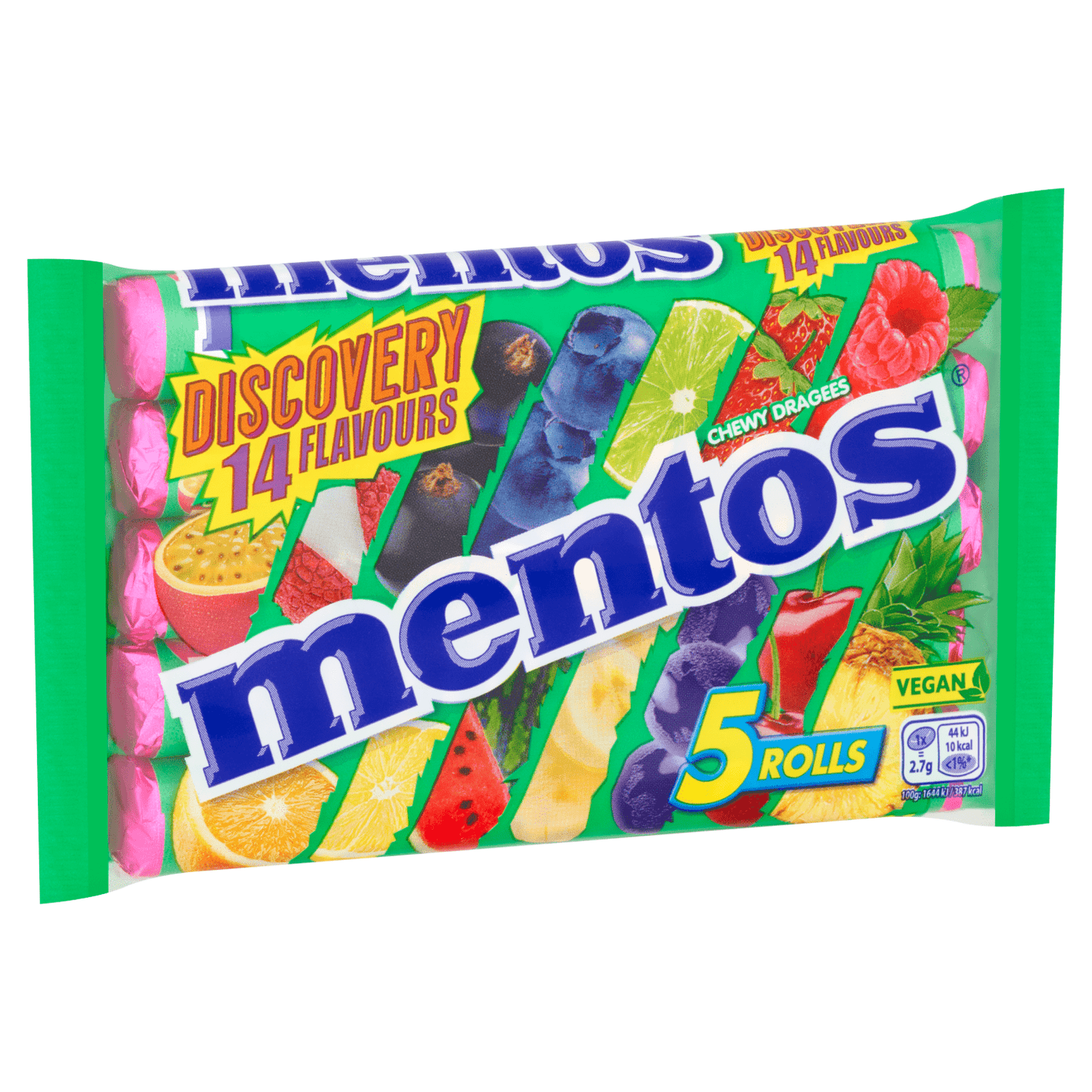 Mentos Discovery Chewy Dragees 5 x 37.5g - UK Food & Drink - 8723400828280
