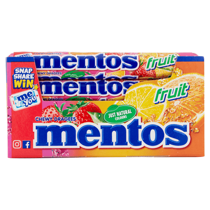 Mentos Fruit 38g - UK Food & Drink - 87108262