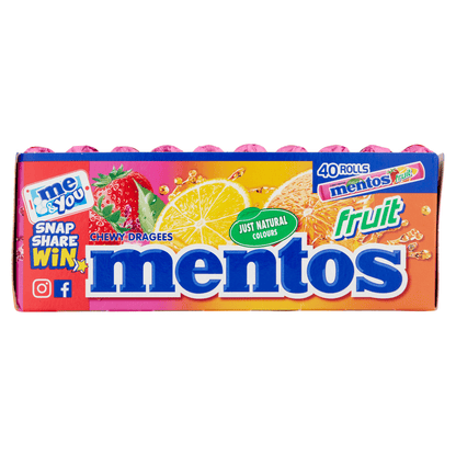 Mentos Fruit 38g - UK Food & Drink - 87108262