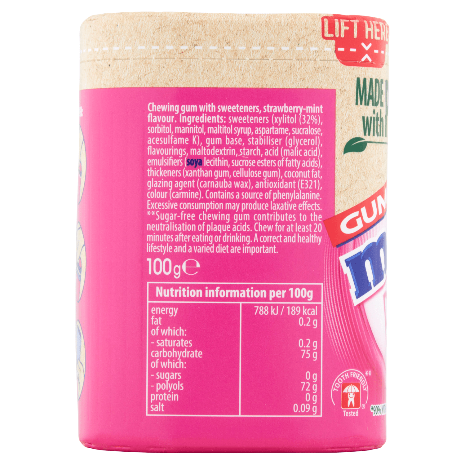 Mentos Gum Pure Fresh Bubble Fresh 50 Pieces 100g - UK Food & Drink - 80957546