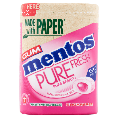 Mentos Gum Pure Fresh Bubble Fresh 50 Pieces 100g - UK Food & Drink - 80957546