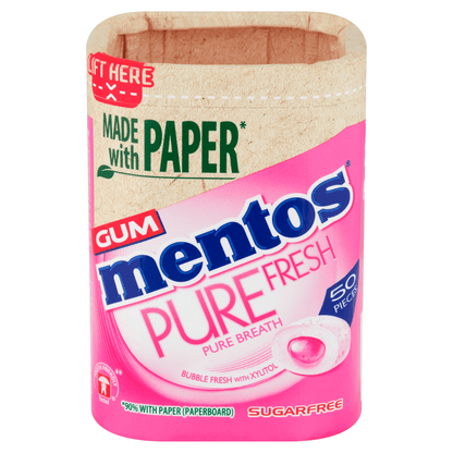 Mentos Gum Pure Fresh Bubble Fresh 50 Pieces 100g - UK Food & Drink - 80957546