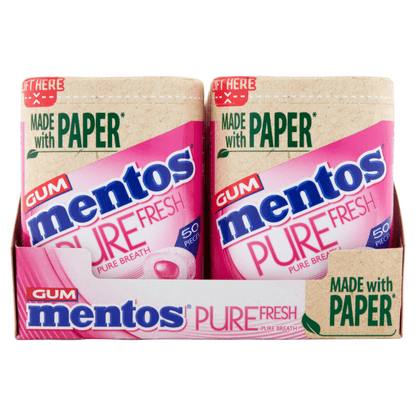 Mentos Gum Pure Fresh Bubble Fresh 50 Pieces 100g - UK Food & Drink - 80957546
