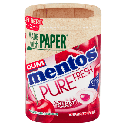 Mentos Gum Pure Fresh Cherry 50 Pieces 97g - UK Food & Drink - 80879299