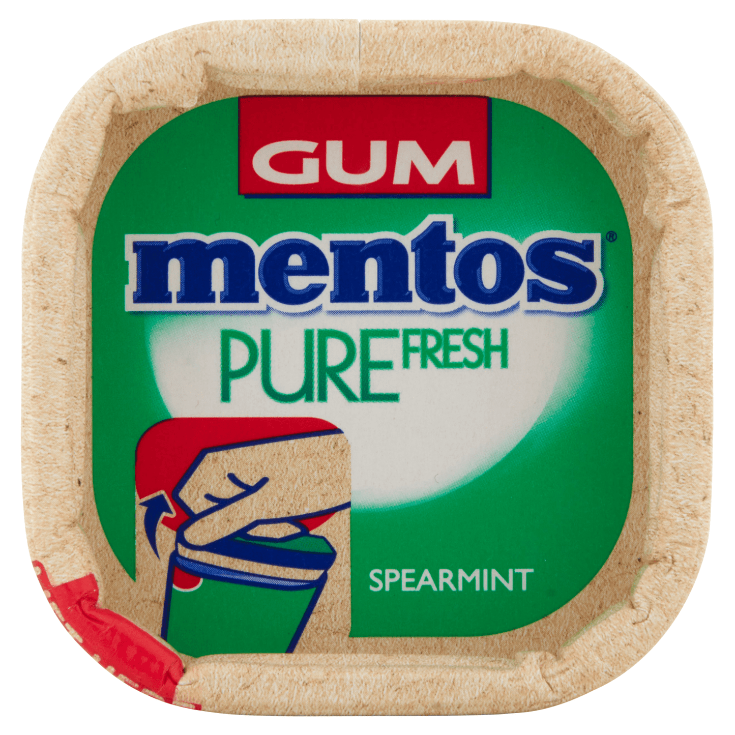 Mentos Gum Pure Fresh Spearmint 50 Pieces 100g - UK Food & Drink - 80957584