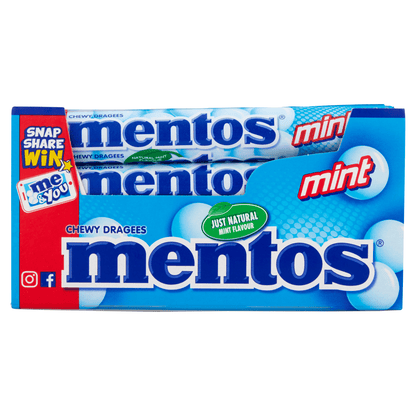 Mentos Mint Chewy Dragees 38g - UK Food & Drink - 87108132