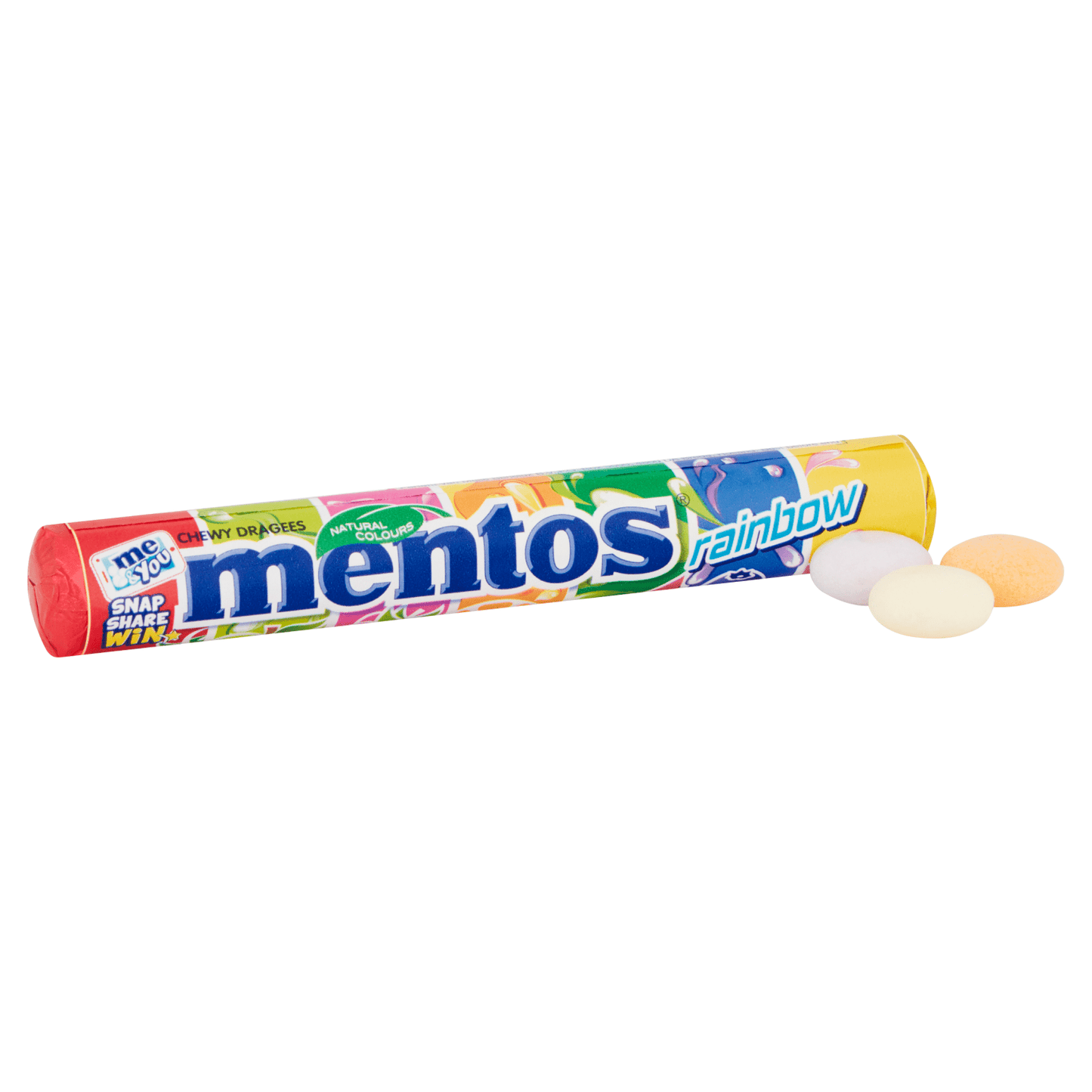 Mentos Rainbow Chewy Dragess 37.5g - UK Food & Drink - 87311396