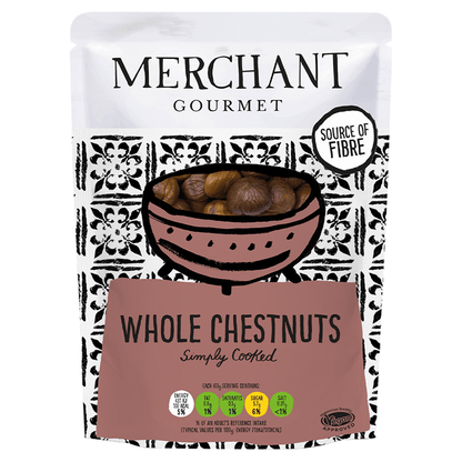 Merchant Gourmet Whole Chestnuts 180g - UK Food & Drink - 5056215600233