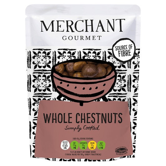 Merchant Gourmet Whole Chestnuts 180g - UK Food & Drink - 5056215600233