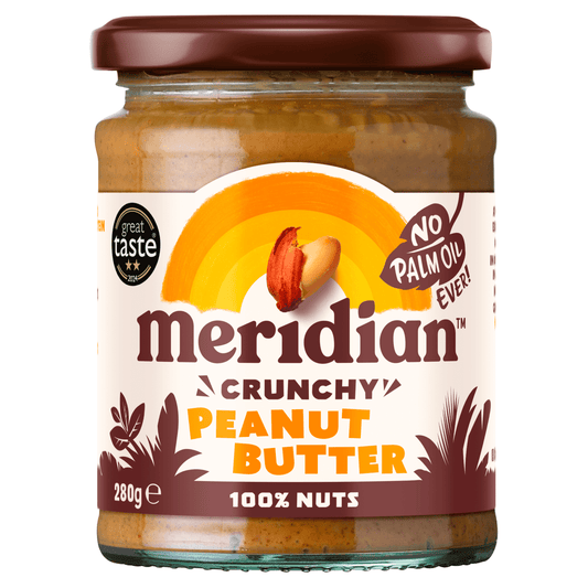 Meridian Crunchy Peanut Butter 280g - UK Food & Drink - 5014213711290