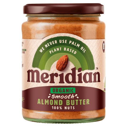 Meridian Organic Smooth Almond Butter 470g - UK Food & Drink - 5060132284346