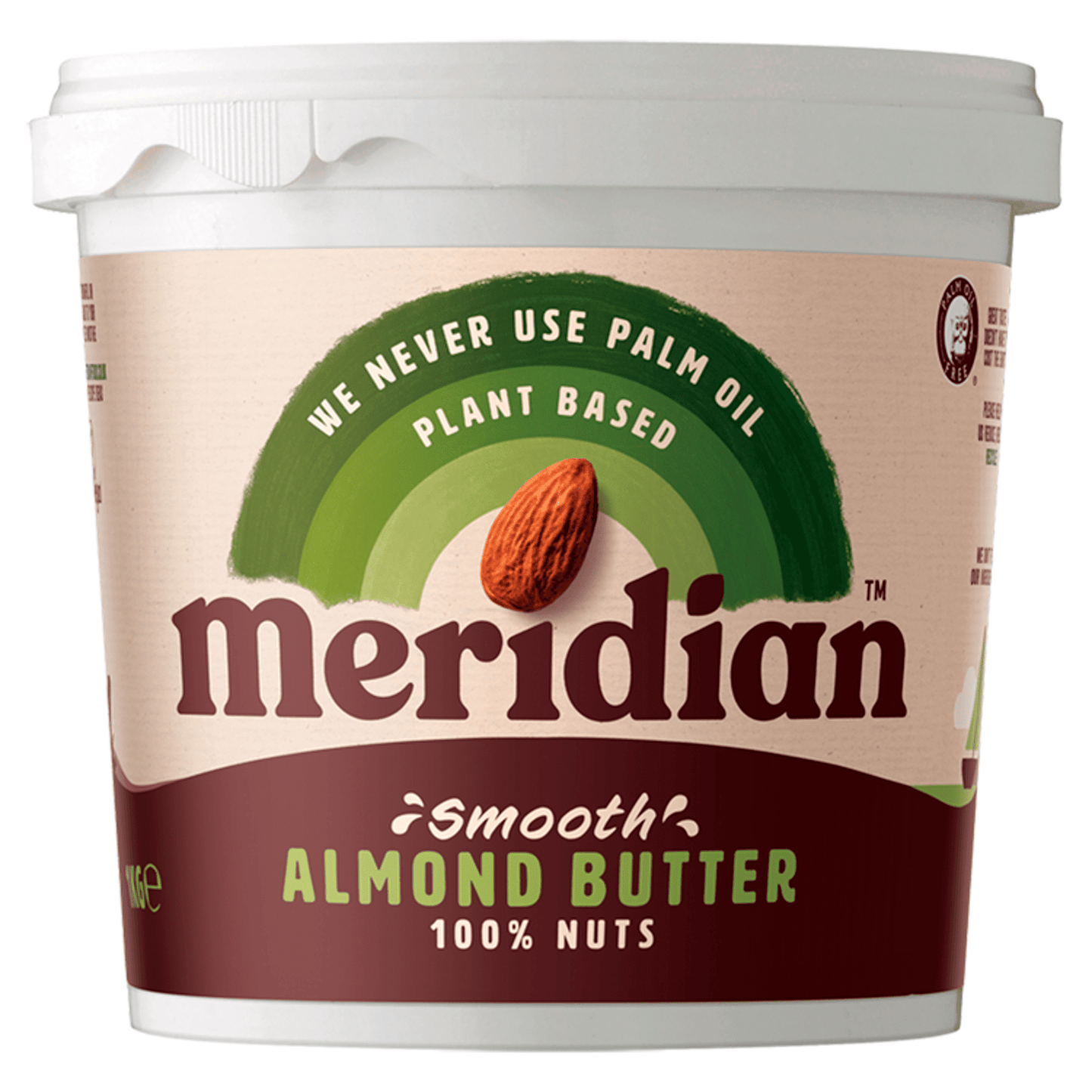 Meridian Smooth Almond Butter 1kg Tub - UK Food & Drink - 5060132282113