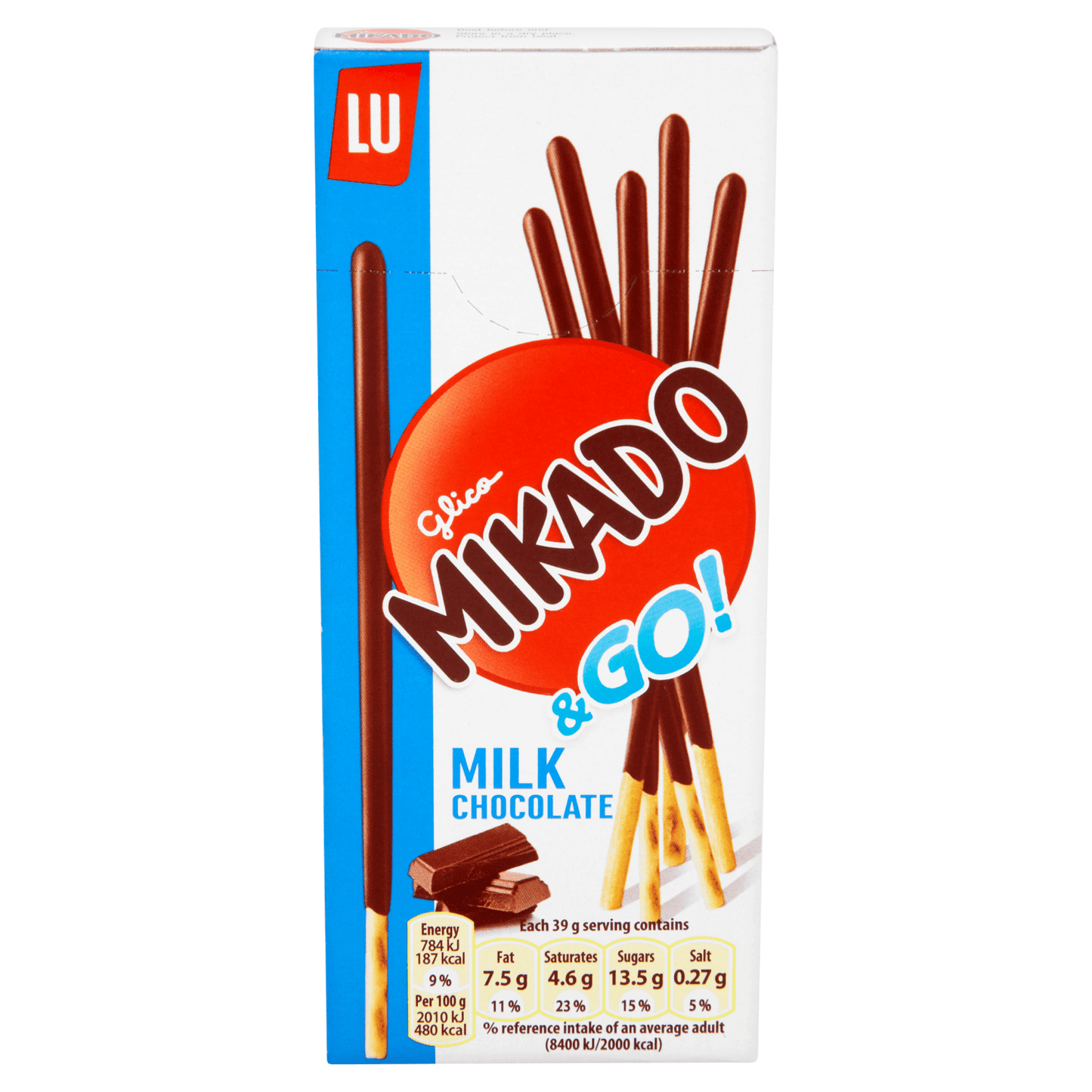 Mikado Milk Chocolate Biscuits 39g - UK Food & Drink - 3017760628198