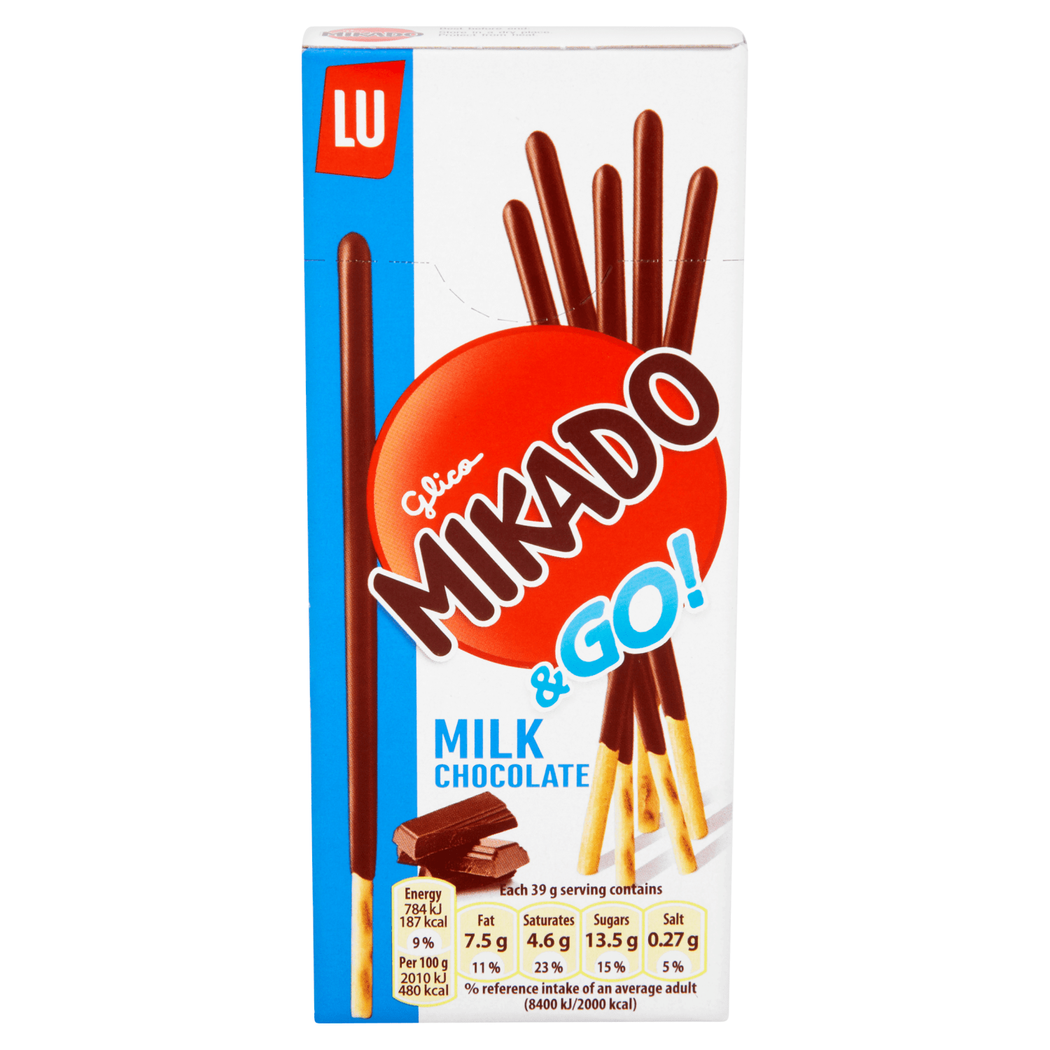 Mikado Milk Chocolate Biscuits 39g - UK Food & Drink - 3017760628198