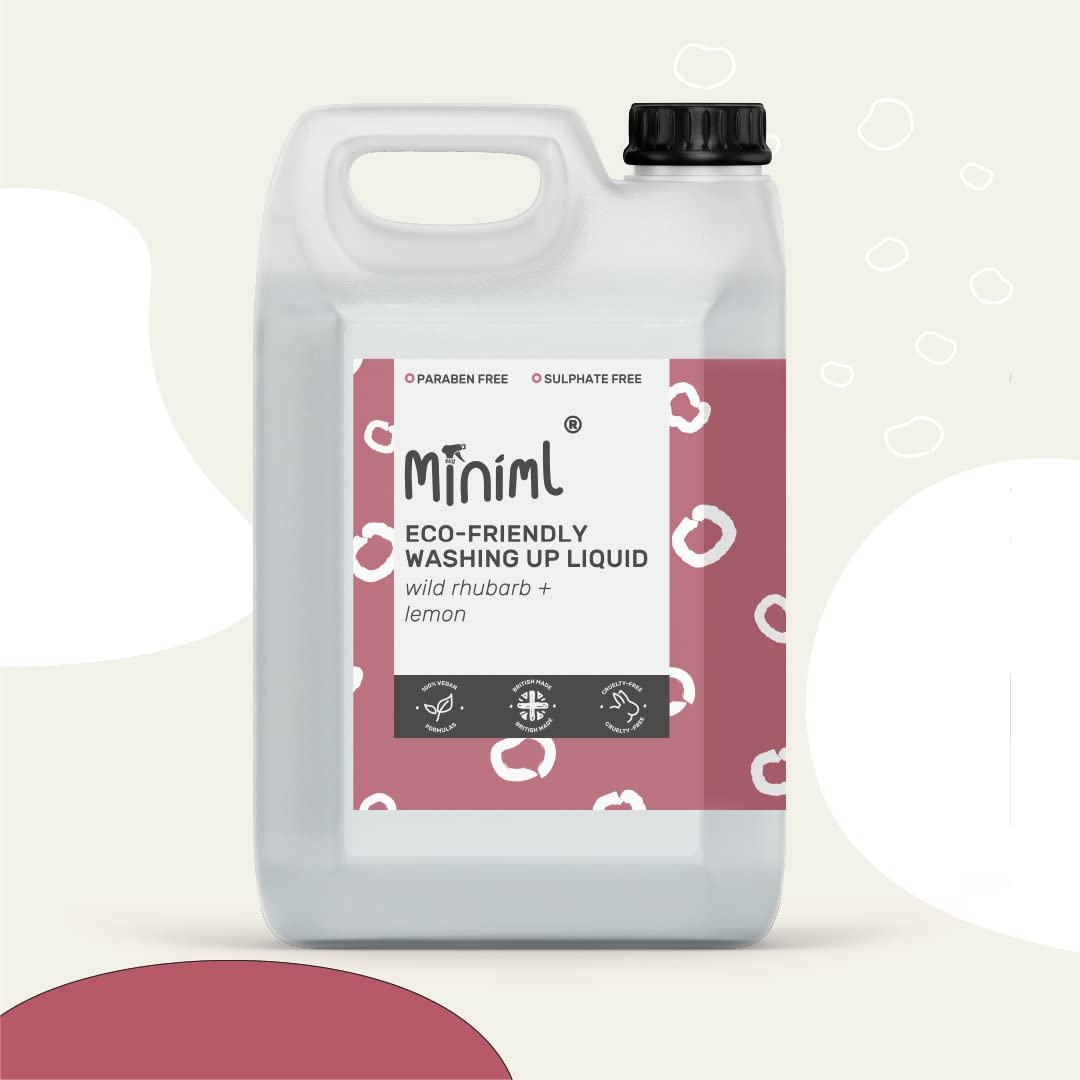 Miniml Washing Up Liquid 20L Rhubarb - UK Food & Drink - 5060588563521