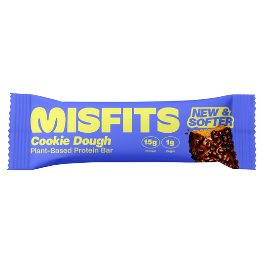 Misfits Cookie Dough Flavour Plant - Based Protein Bar 50g - UK Food & Drink - 5060501564604