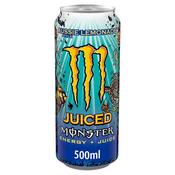 Monster Energy Drink Aussie Style Lemonade 500ml - UK Food & Drink - 5060947540408