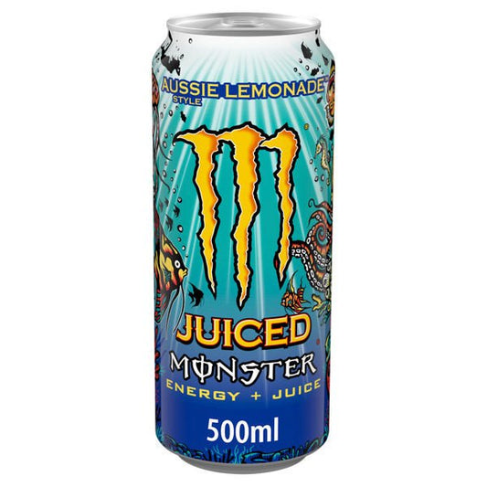 Monster Energy Drink Aussie Style Lemonade 500ml - UK Food & Drink - 5060947540408