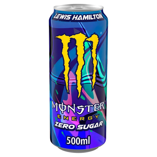 Monster Energy Drink Lewis Hamilton Zero Sugar 500ml - UK Food & Drink - 5060896625027