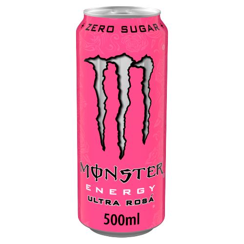 Monster Energy Drink Ultra Rosa Zero Sugar 500ml - UK Food & Drink - 5060896628882