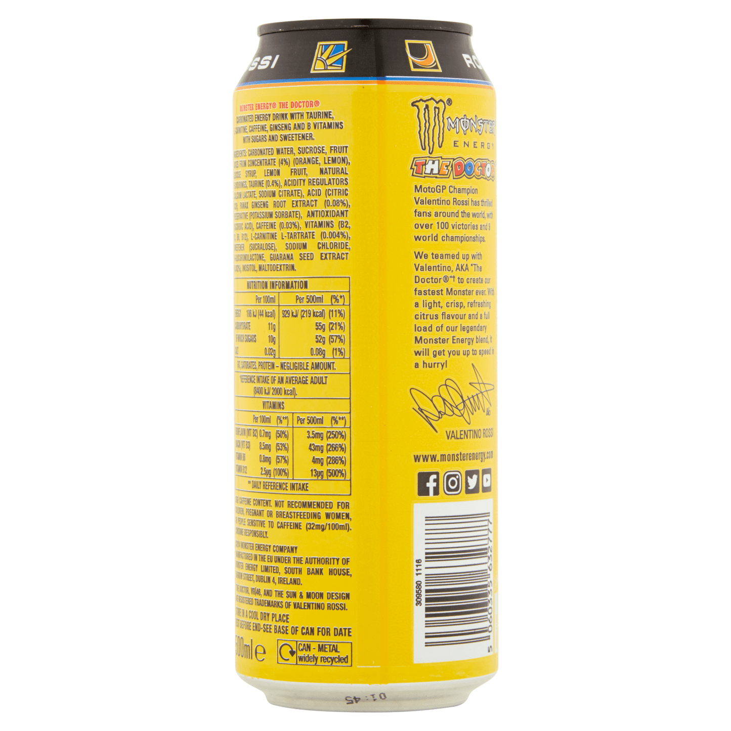 Monster Energy The Doctor 500ml - UK Food & Drink - 5060335632777