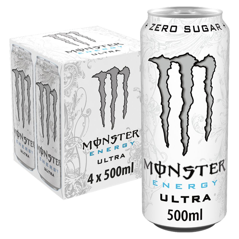 Monster Energy Ultra 4 x 500ml - UK Food & Drink - 5060337503778