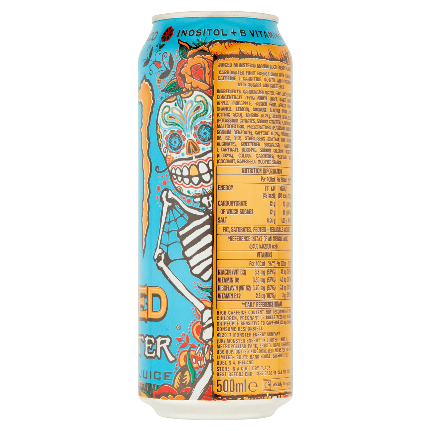 Monster Juiced Mango Loco 500ml - UK Food & Drink - 5060517885137