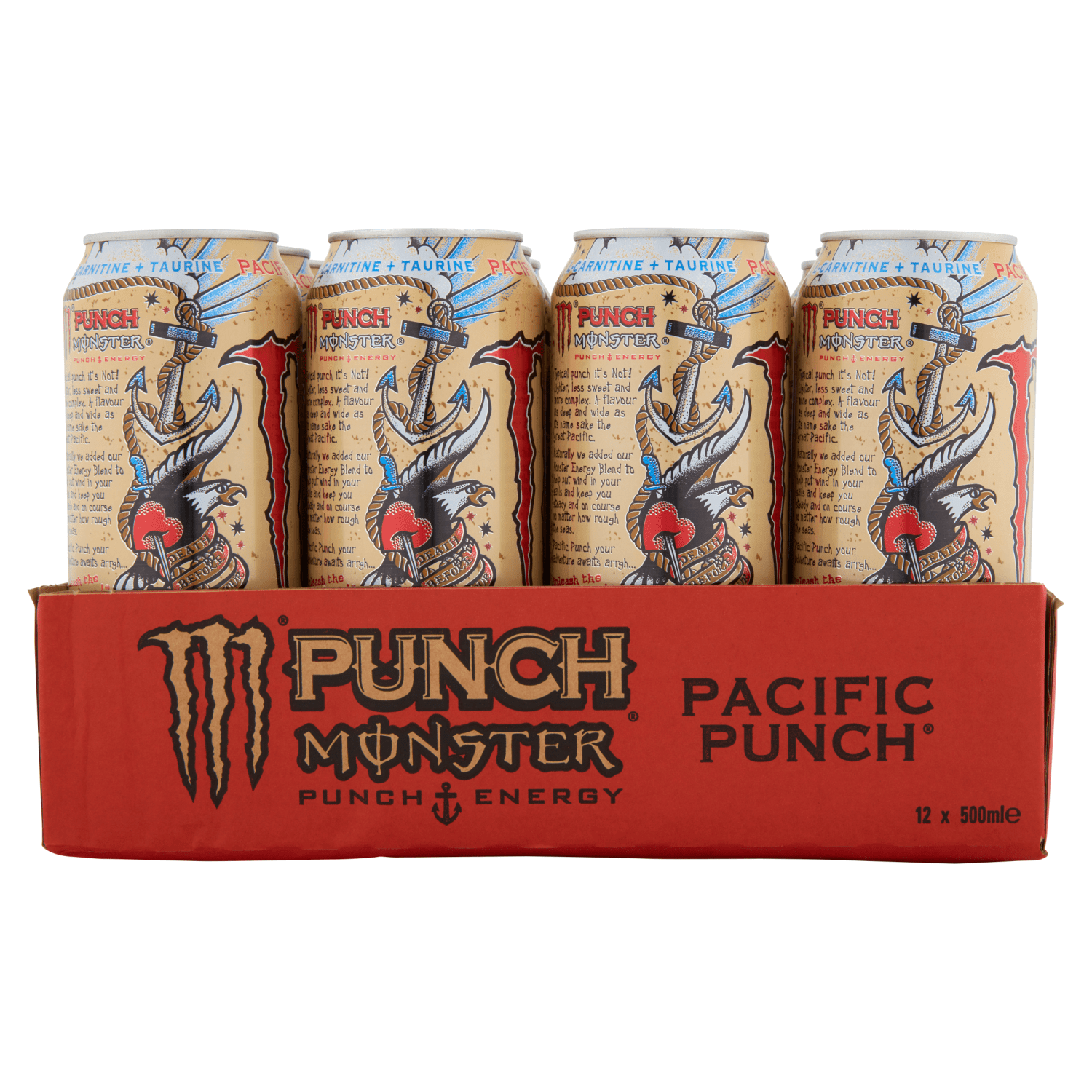 Monster Pacific Punch Energy Drink 500ml - UK Food & Drink - 5060639122899