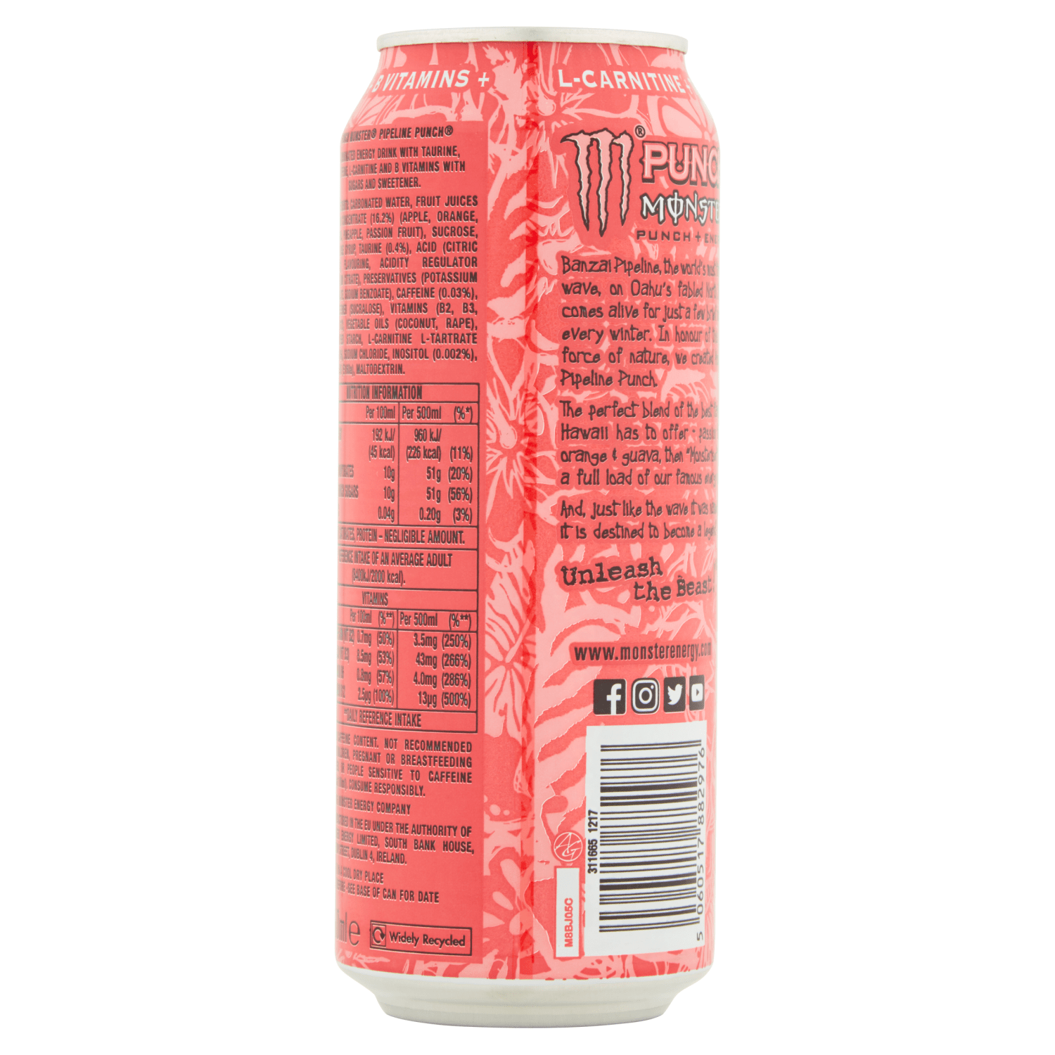 Monster Pipeline Punch 500ml - UK Food & Drink - 5060517882976