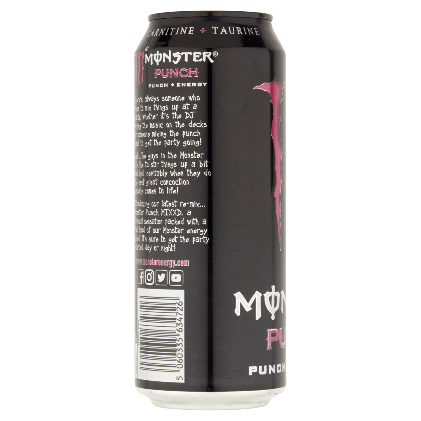 Monster Punch + Energy 500ml - UK Food & Drink - 5060335634726