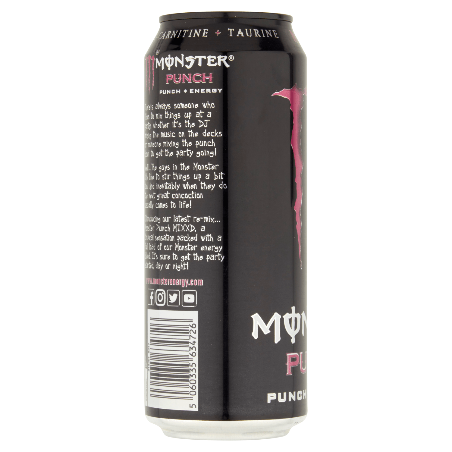 Monster Punch + Energy 500ml - UK Food & Drink - 5060335634726