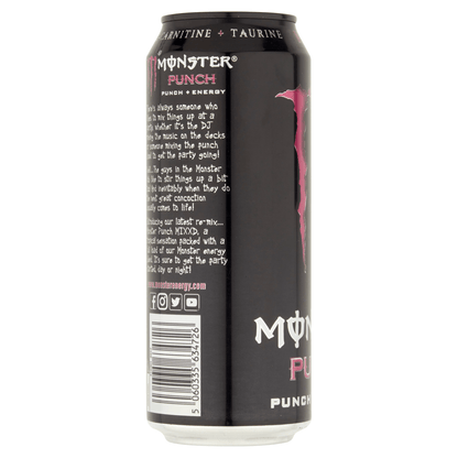 Monster Punch + Energy 500ml - UK Food & Drink - 5060335634726