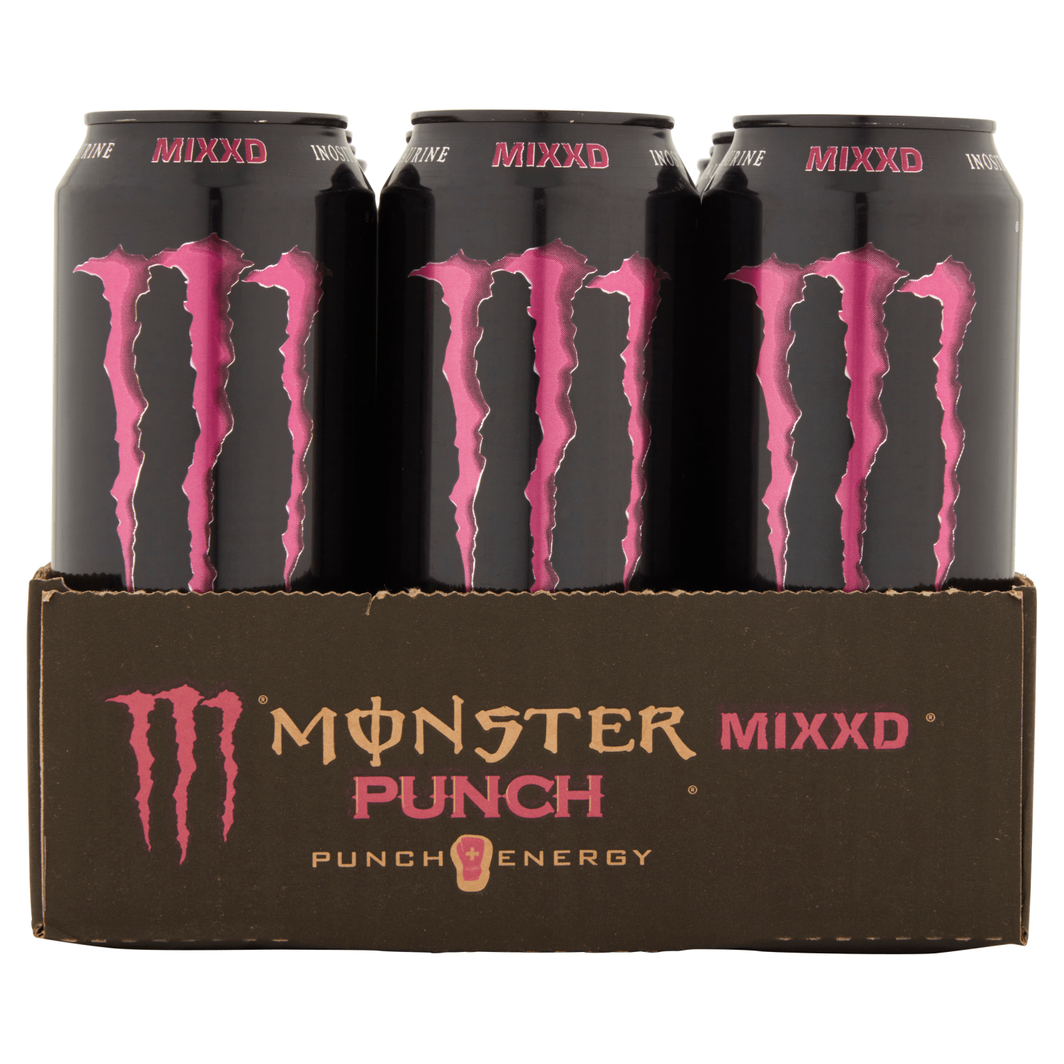 Monster Punch + Energy 500ml - UK Food & Drink - 5060335634726