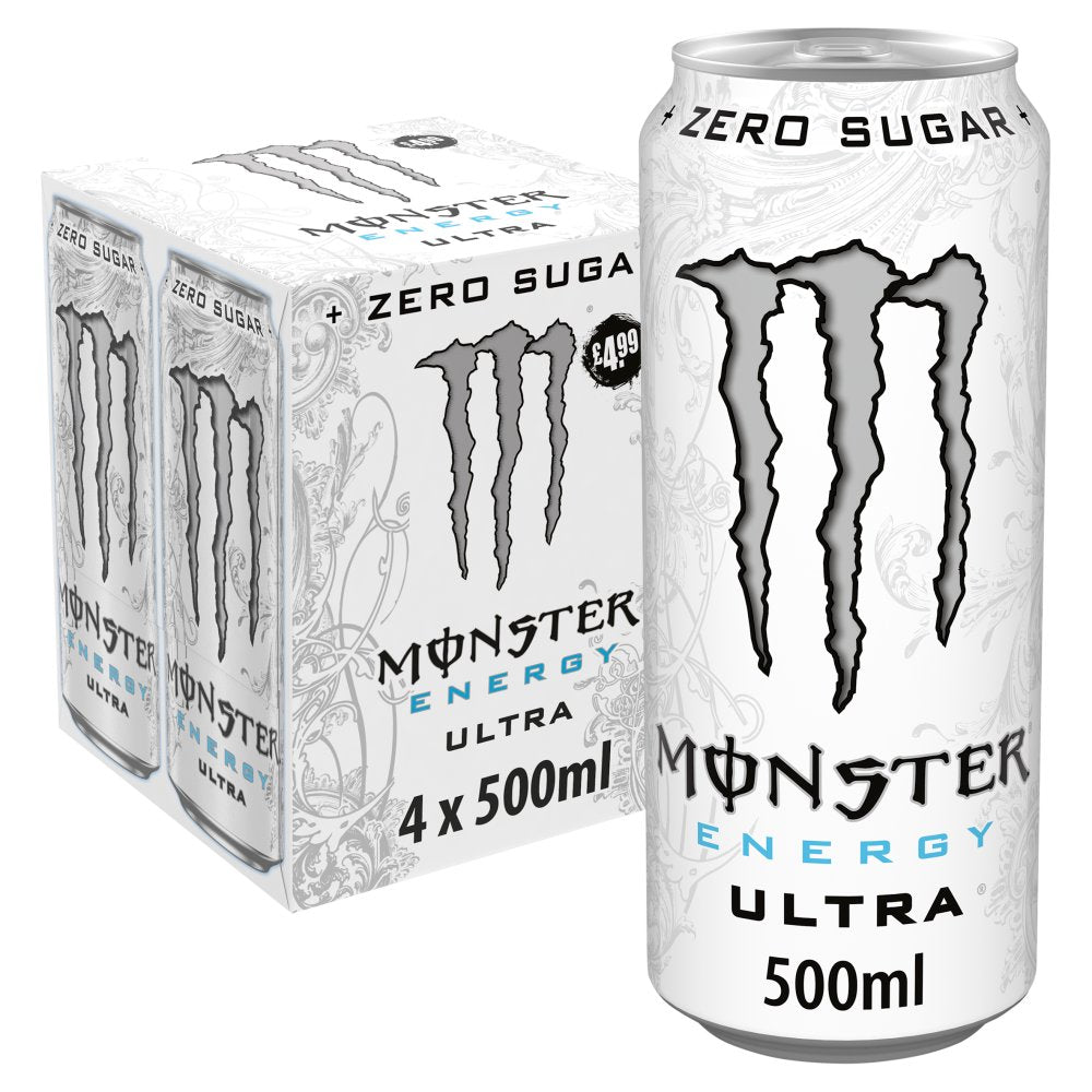 Monster Ultra 4 Pack Pm 4.99 4X500Ml - UK Food & Drink - 5060947545519