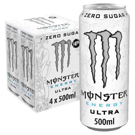 Monster Ultra 4 Pack Pm 4.99 4X500Ml - UK Food & Drink - 5060947545519