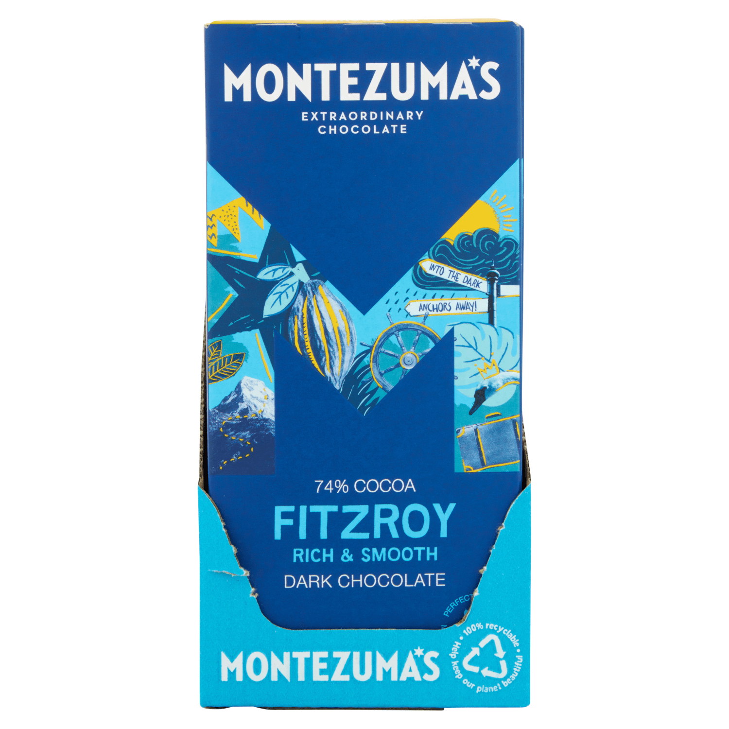 Montezuma's Fitzroy Organic Dark Chocolate 90g - UK Food & Drink - 5060719920148