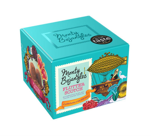 Monty Bojangles Flutter Scotch Cocoa Dusted Truffles Gift Box - UK Food & Drink - 5060413265682
