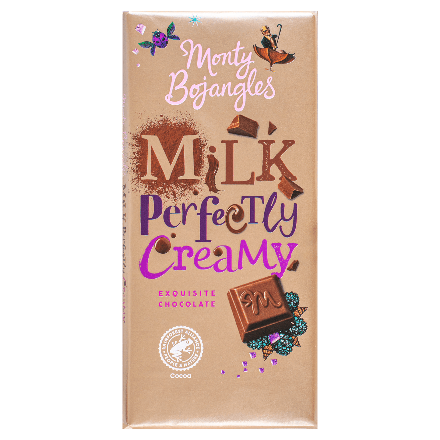 Monty Bojangles Milk Perfectly Creamy Exquisite Chocolate 150g - UK Food & Drink - 5060980960645