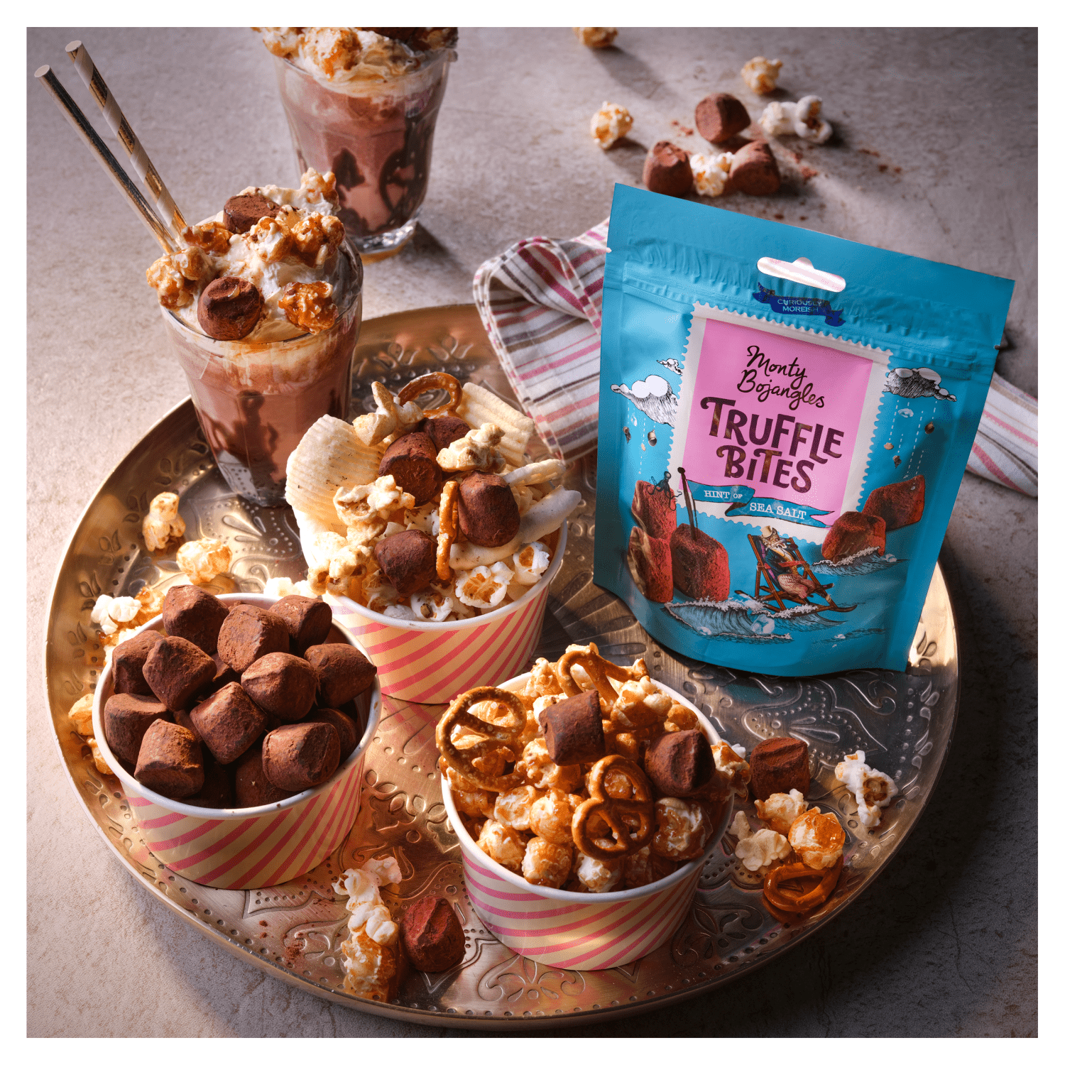 Monty Bojangles Truffle Bites Hint of Sea Salt 100g - UK Food & Drink - 5060413264807