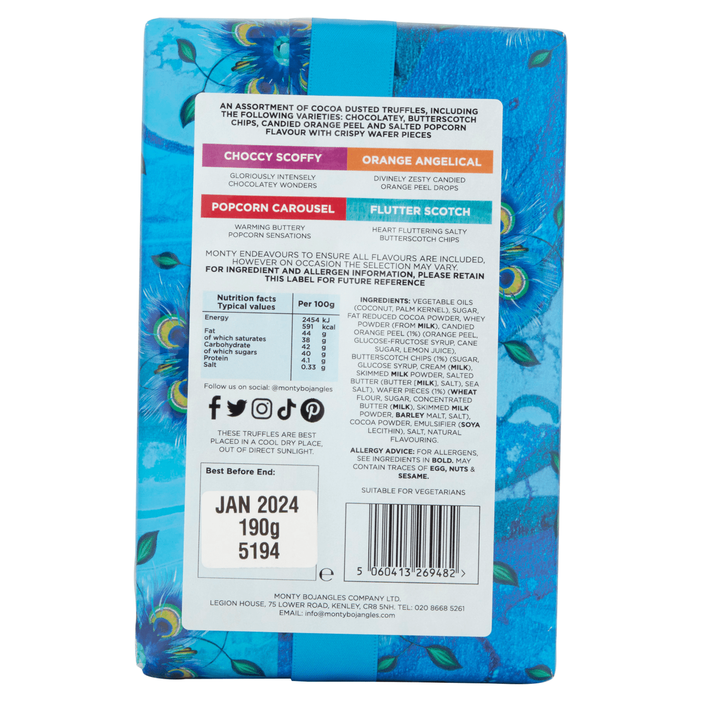 Monty Bojangles Truffle Collection - UK Food & Drink - 5060413269482