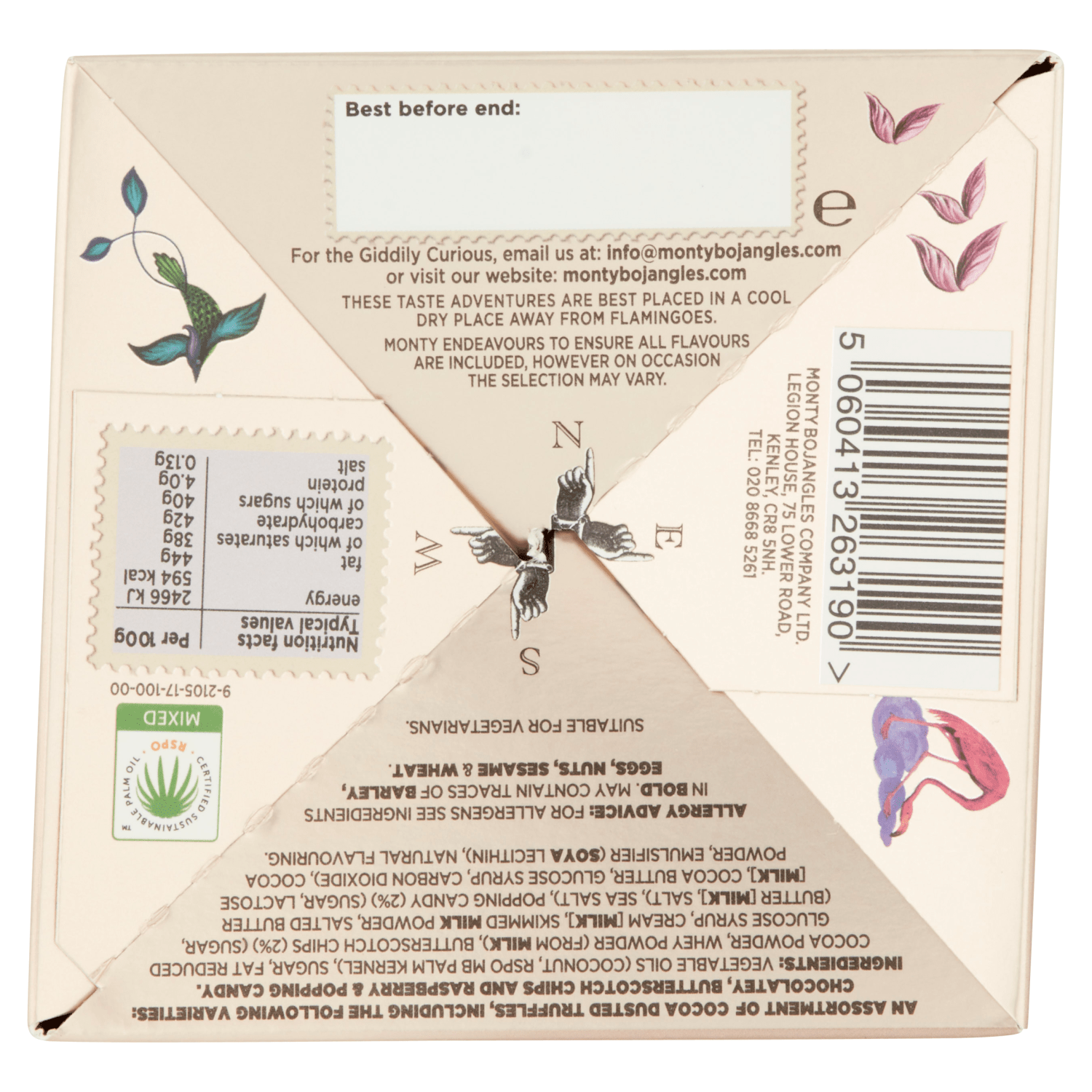 Monty Bojangles Truffle Selection 135g - UK Food & Drink - 5060413263190