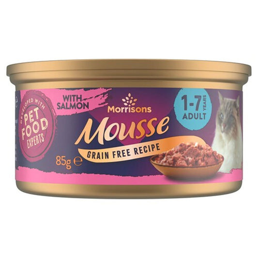 Morrisons Adult Cat Premium Luxury Food Salmon 85g - UK Food & Drink - 5010525226149