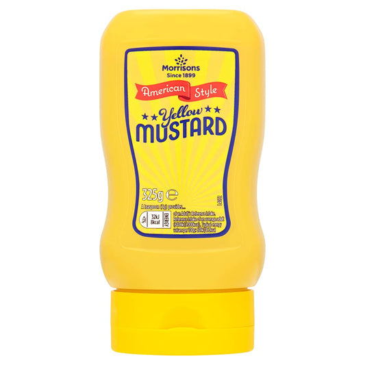Morrisons American Mustard 325g - UK Food & Drink - 5010525077192
