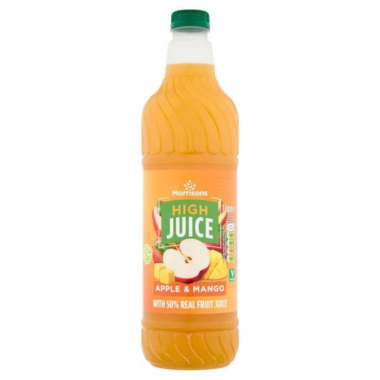 Morrisons Apple & Mango High Juice 1 litre - UK Food & Drink - 5010251588979