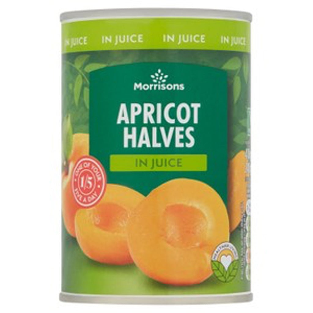 Morrisons Apricot Halves in Juice 410g - UK Food & Drink - 5010251523345